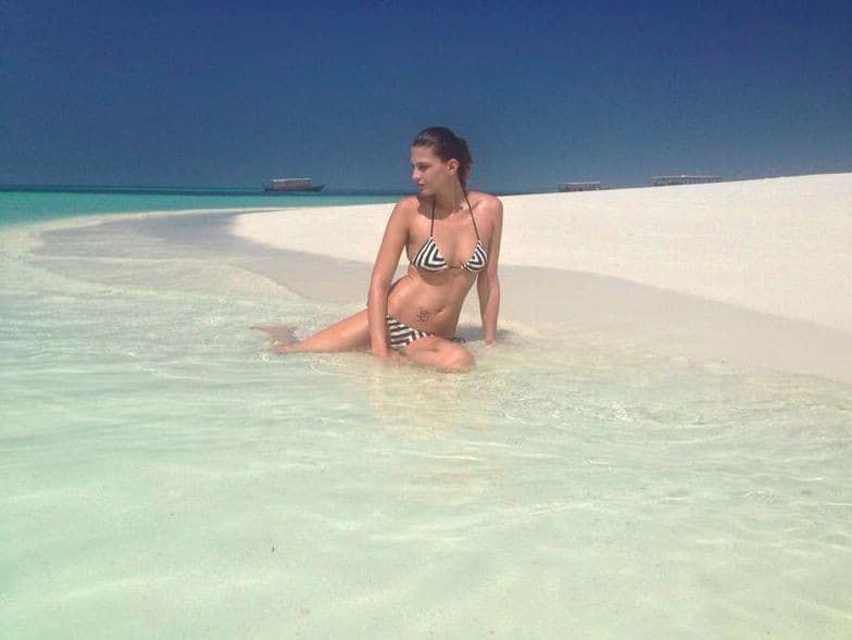 Modelka Miroslava Luberdová je