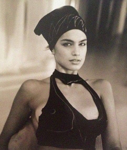 Modelka Cindy Crawford v