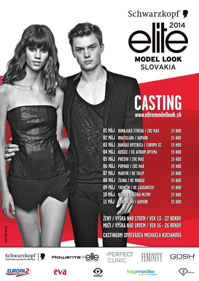 Castingy Schwarzkopf Elite Model