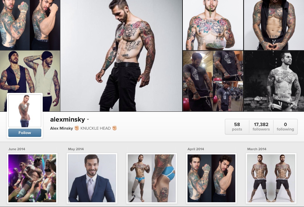 Alex Minsky je model