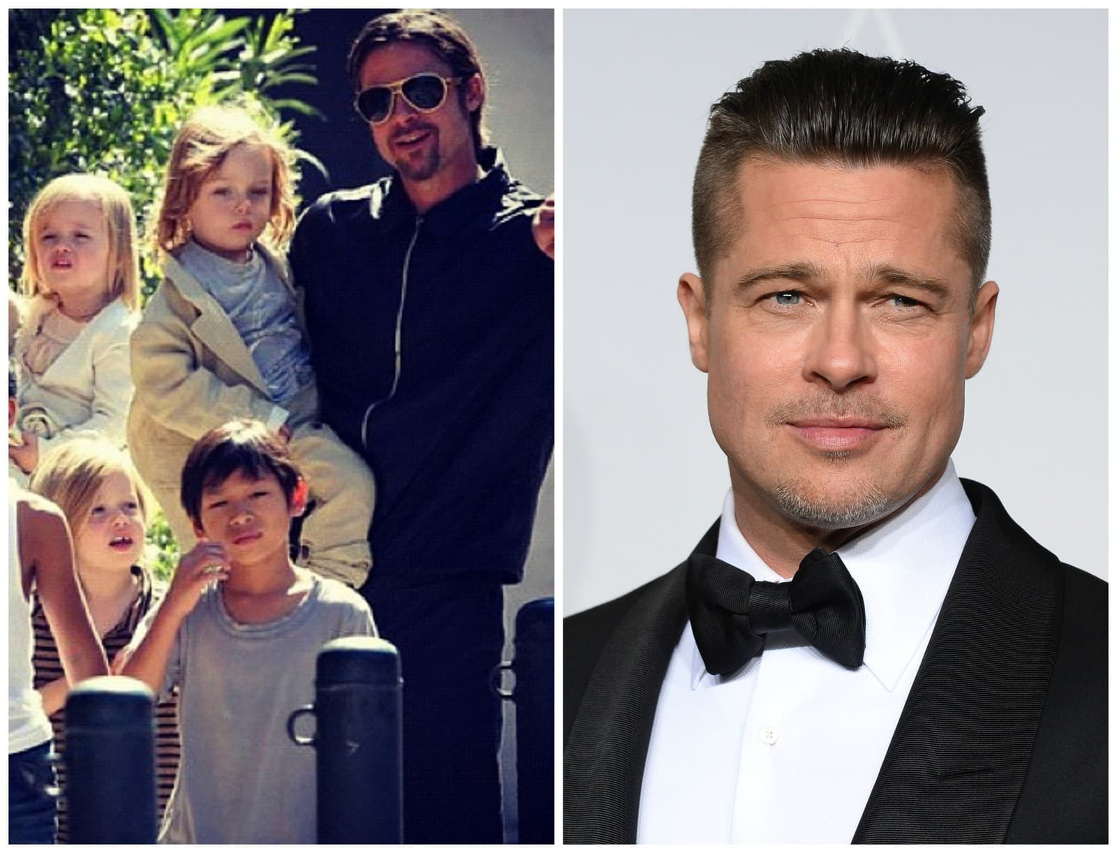 Herec Brad Pitt vychováva