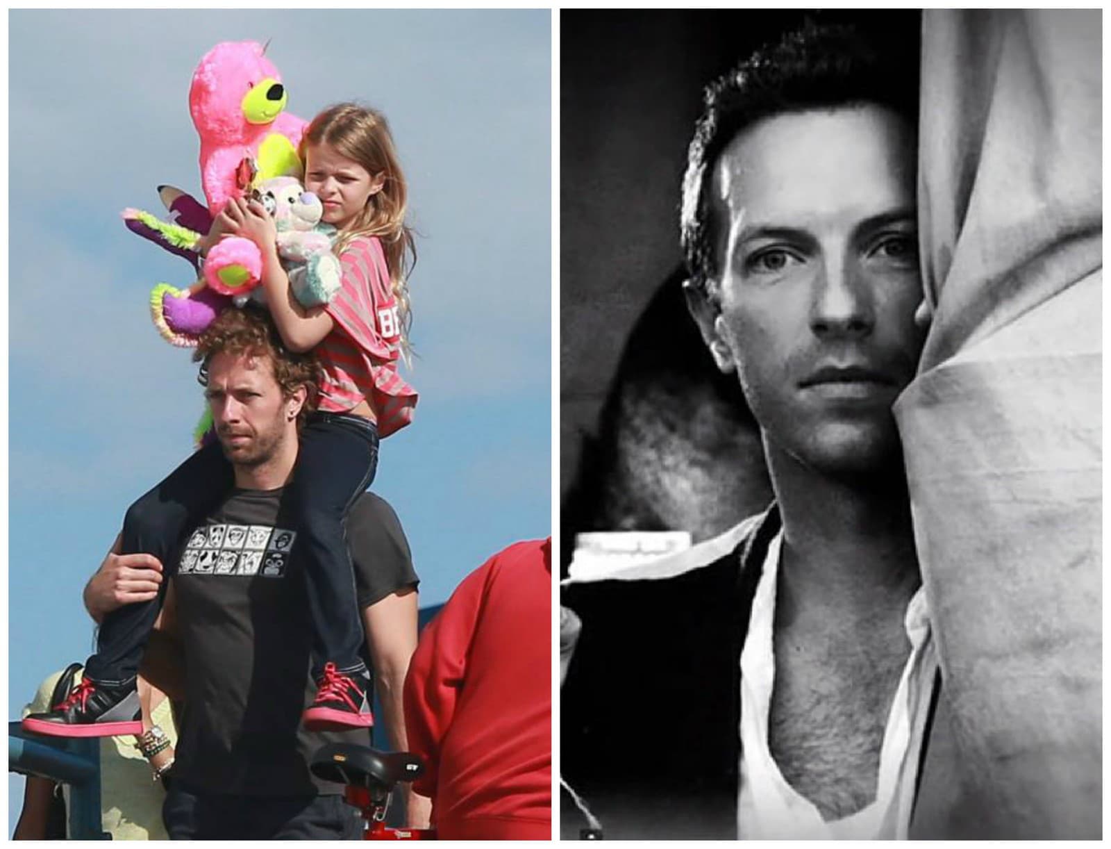 Spevák Chris Martin má
