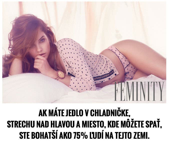 Ak máte jedlo v