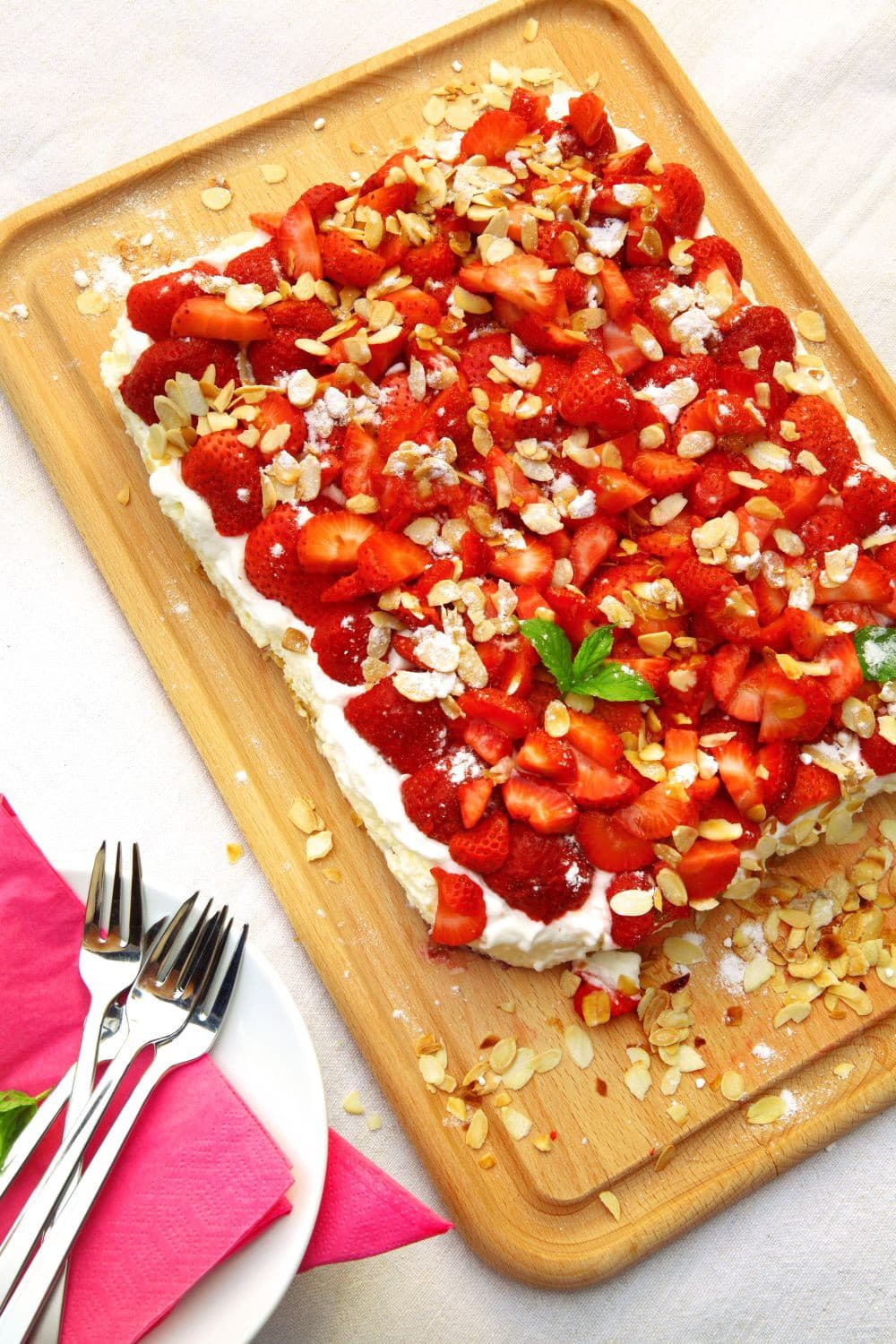 Jahodová torta podľa Lýdie