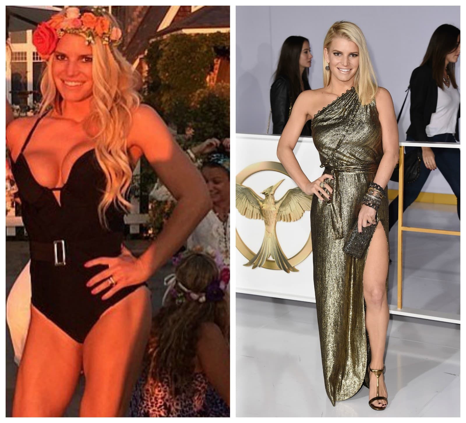Jessica Simpson na sebe