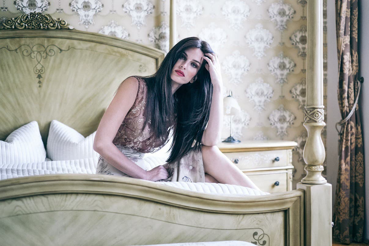 Nedávno fotila krásna modelka