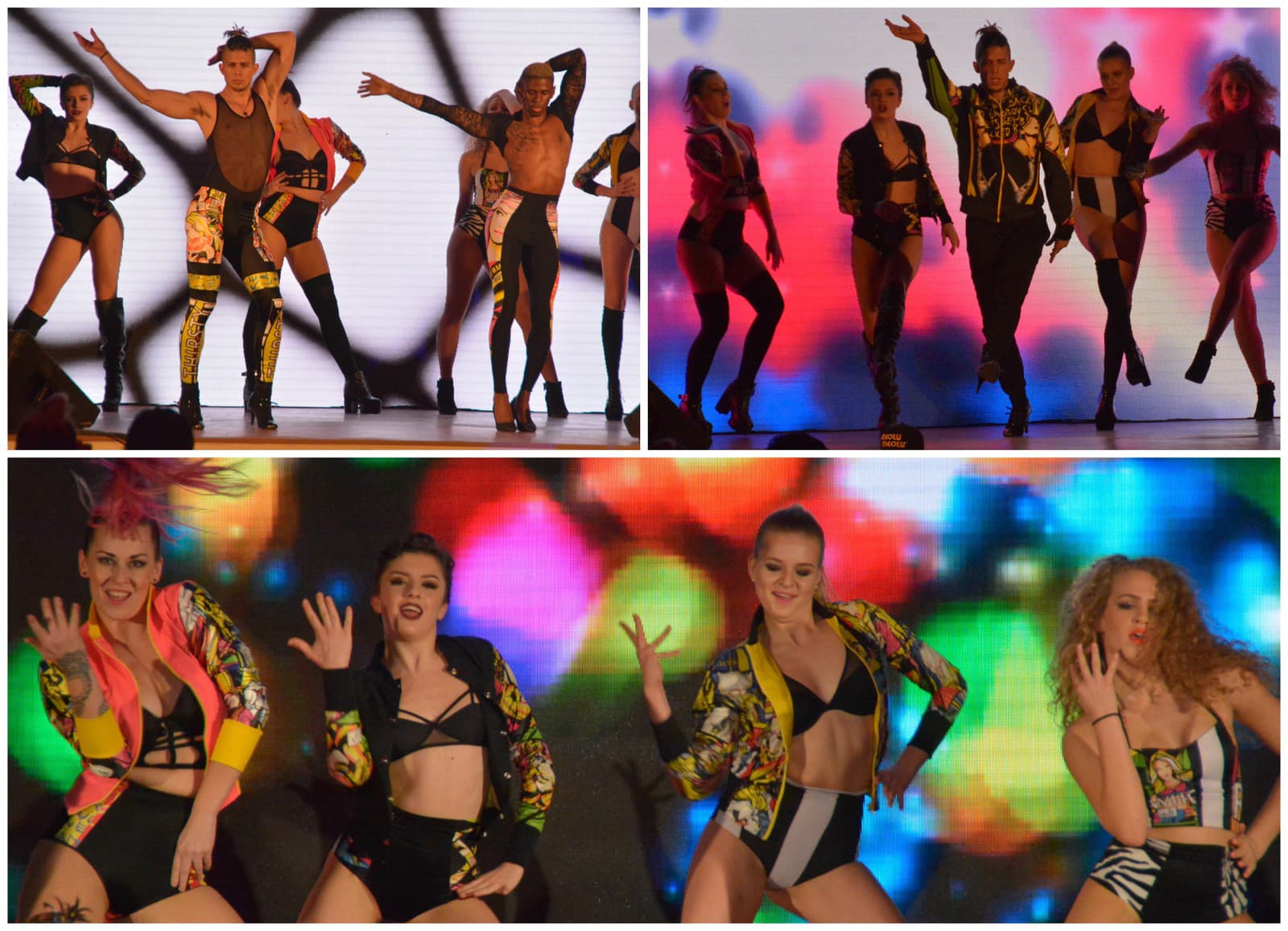 Choreografie tanečnej skupiny boli
