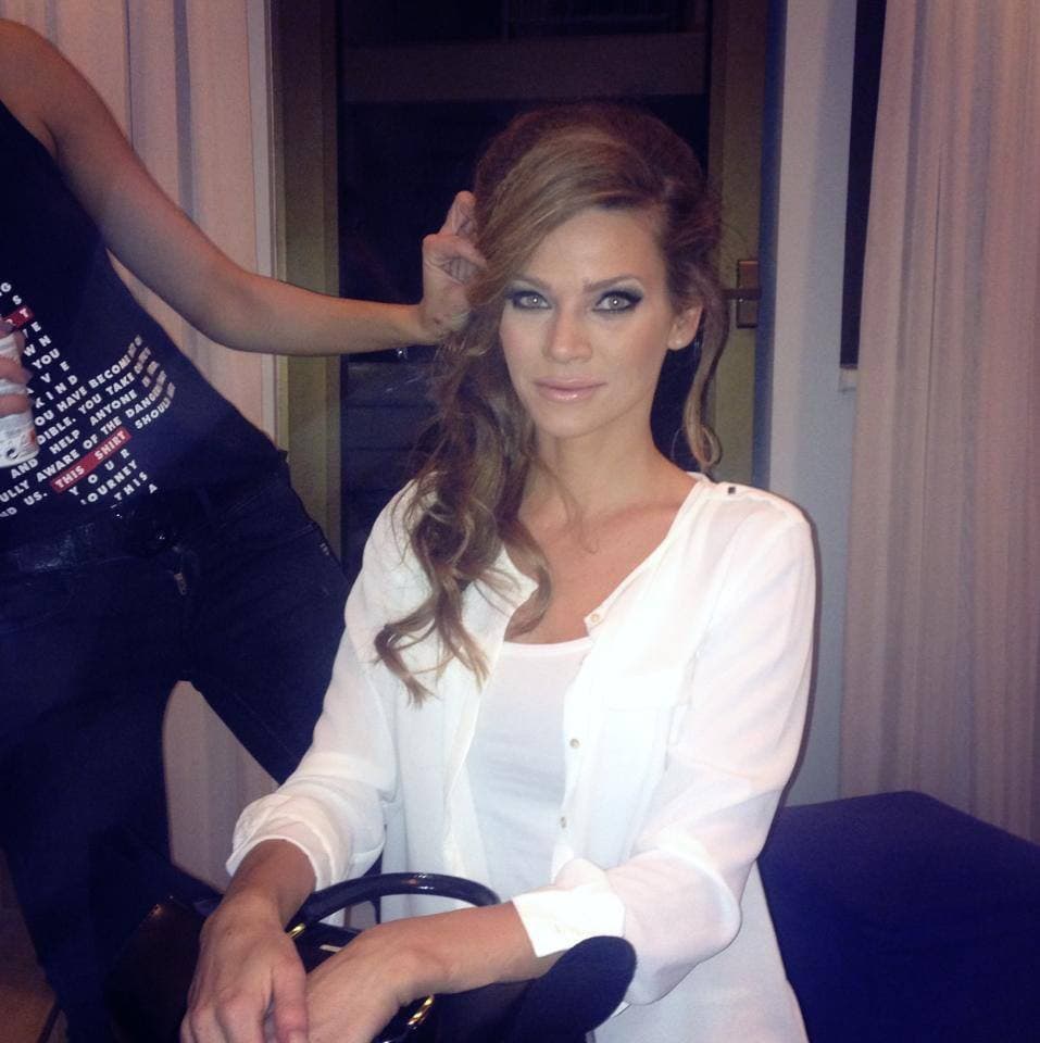 Krásna modelka Andrea Verešová