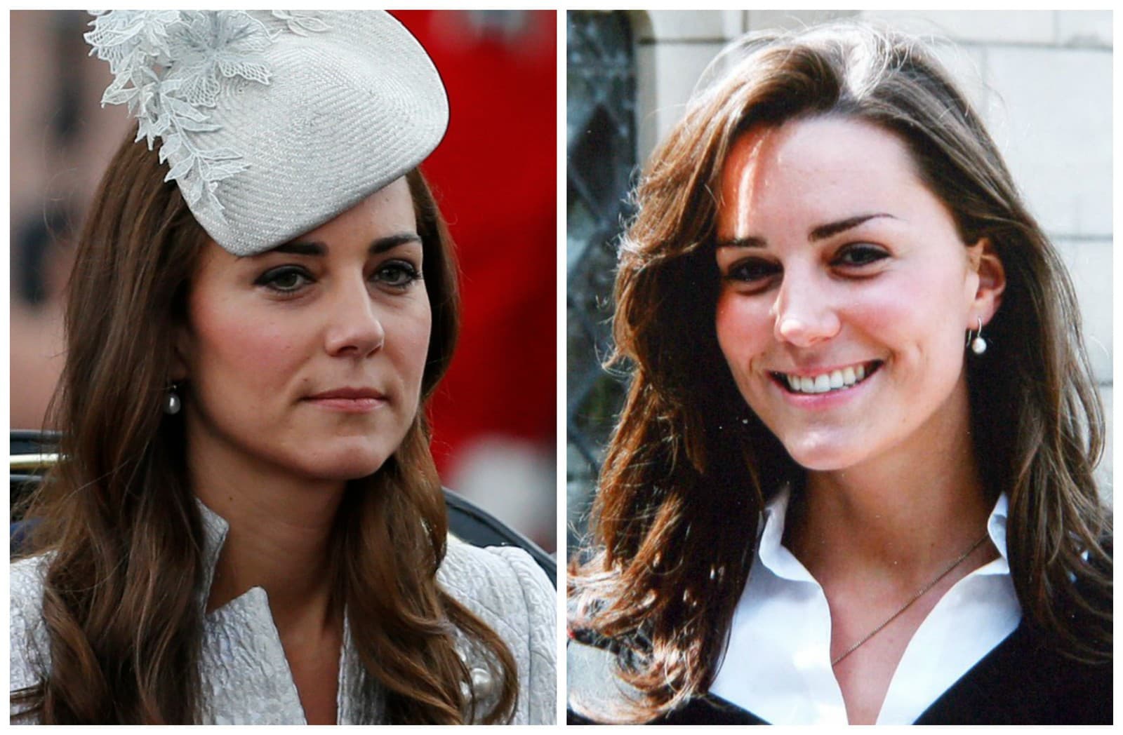 Kate Middleton dnes (vľavo)