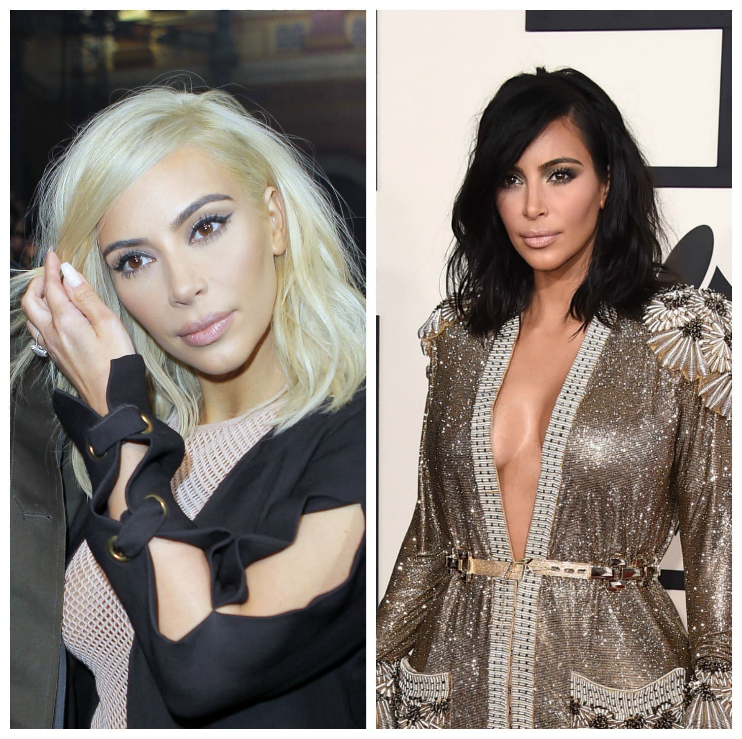 Kim Kardashian peroxidová blond