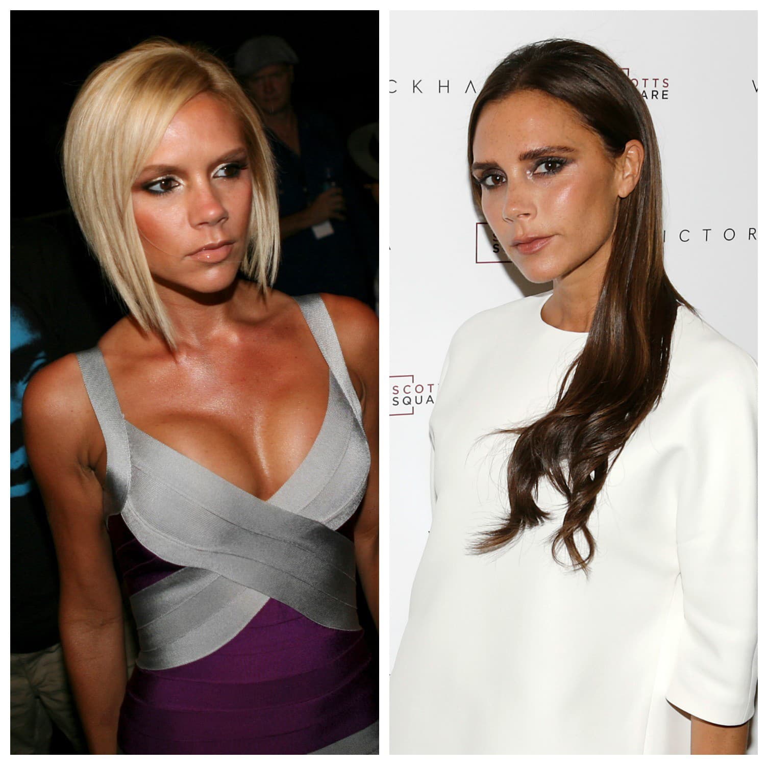 Návrhárke Victorii Beckham blond