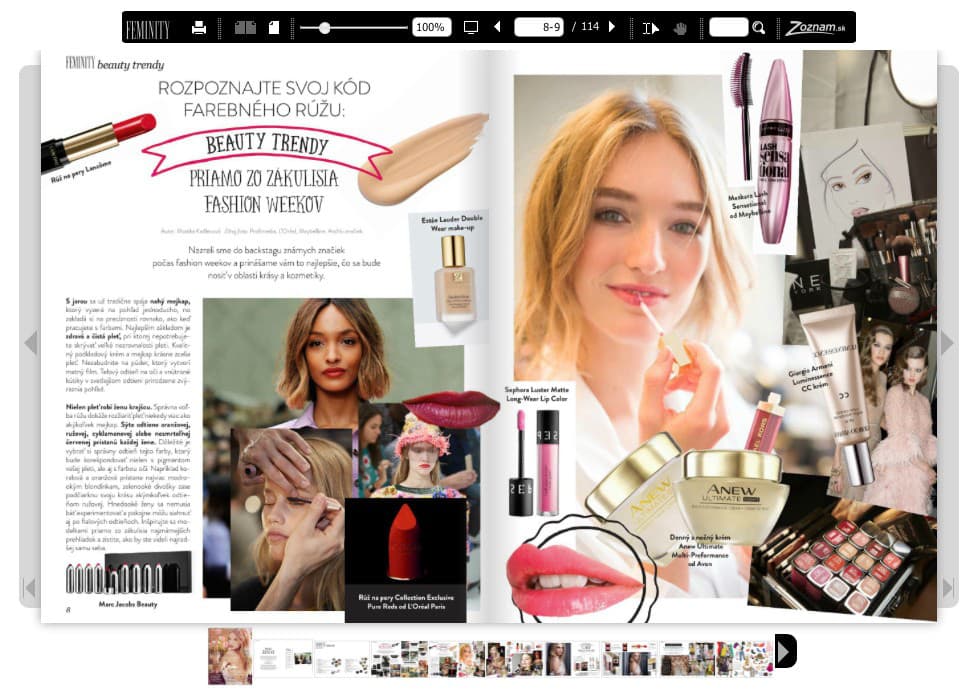 Beauty trendy priamo z