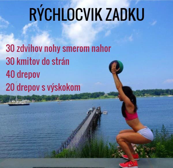 Tento rýchlocvik vám pomôže