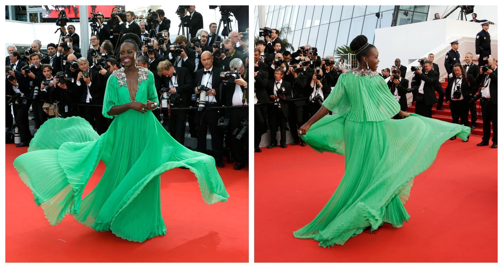 Herečka Lupita Nyong´o žiarila
