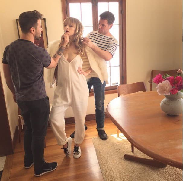 Jaime King počas pracovného