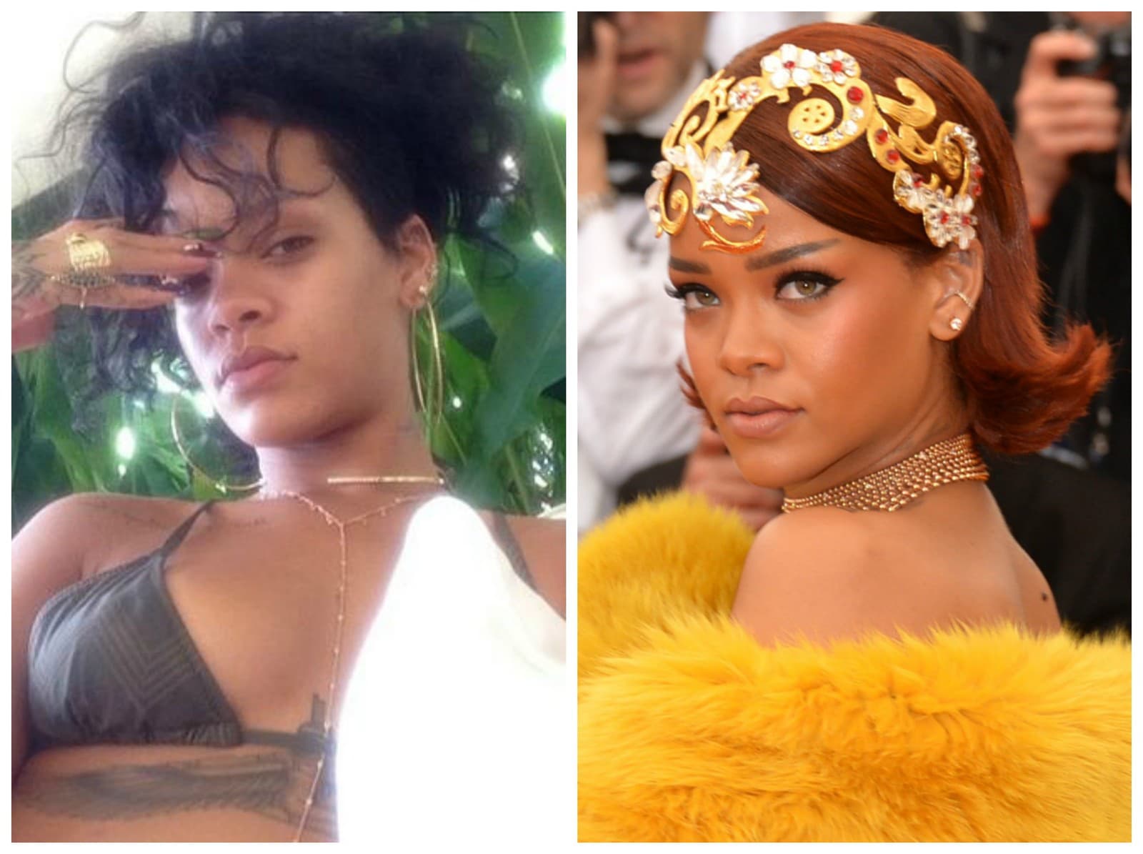 Rihanna vyzerá bez mejkapu