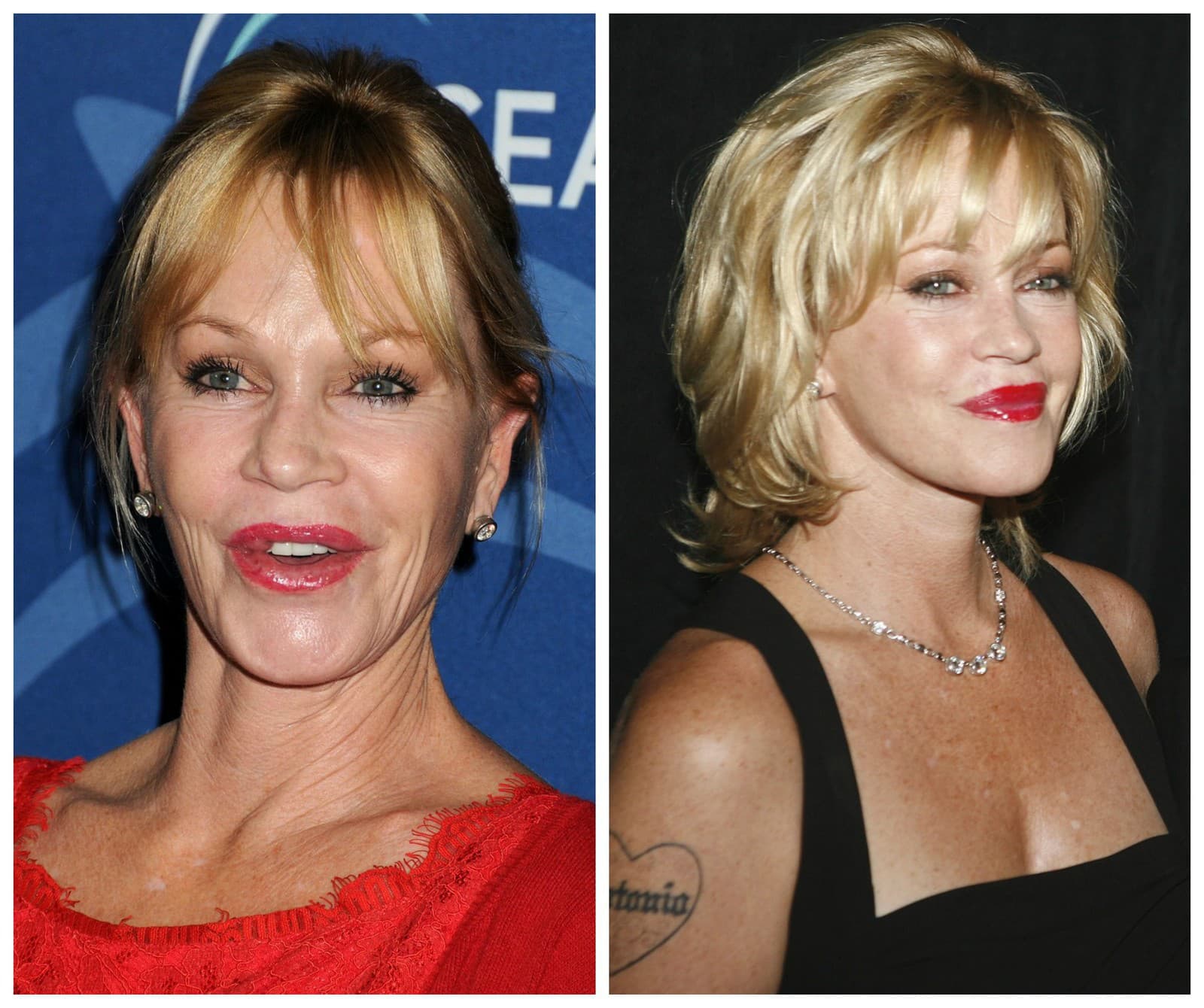 Tvár Melanie Griffith je