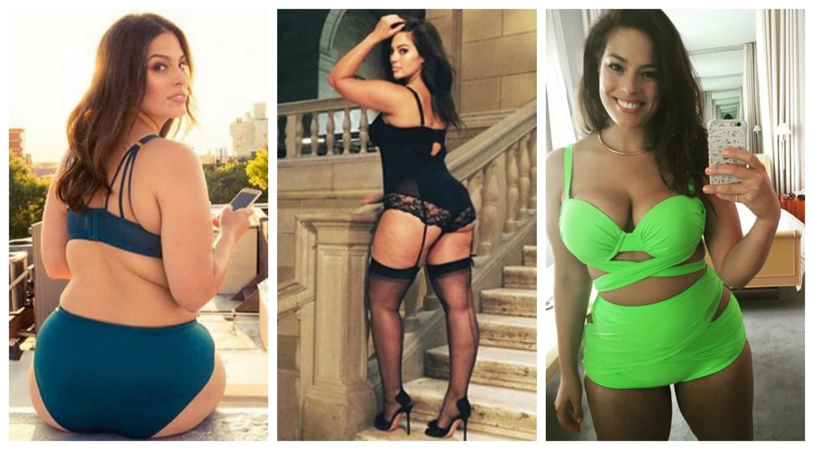 Plus size modelka Ashley