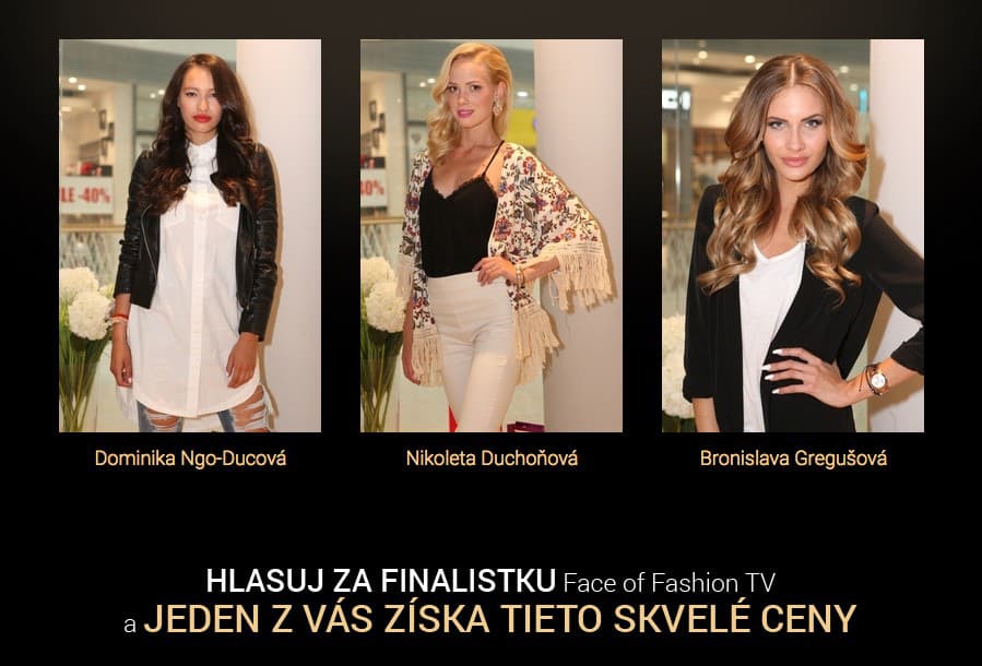 Finalistky Face of Fashion