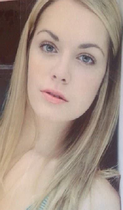 Taťána na fotografii, na