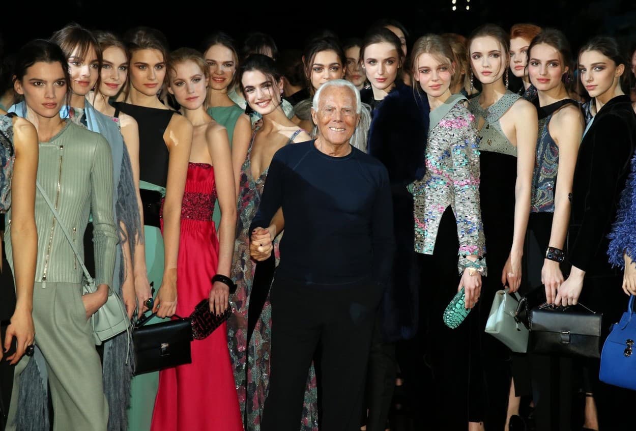 Prehliadka Giorgio Armani jeseň/zima