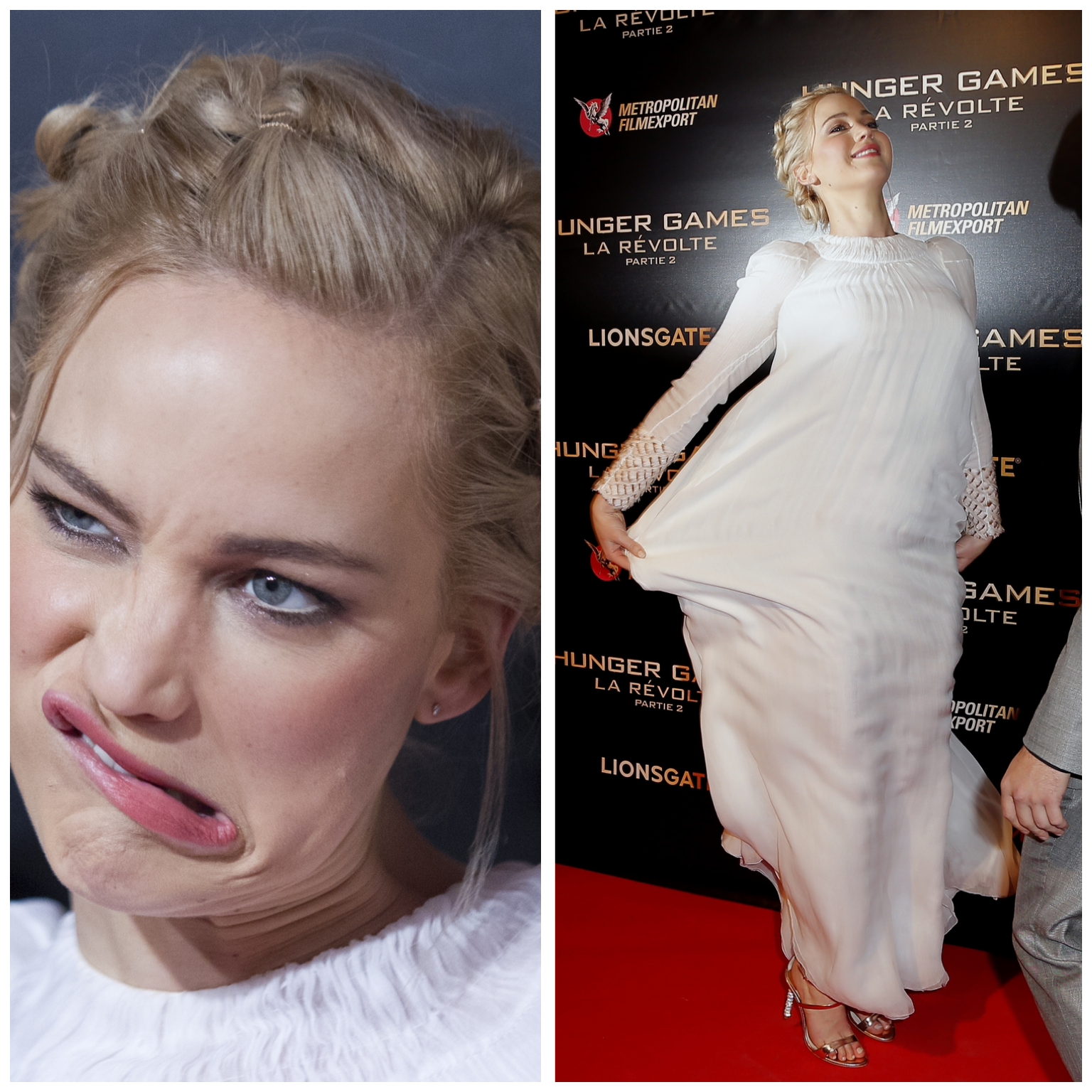 Kráľovná grimás! Jennifer opäť