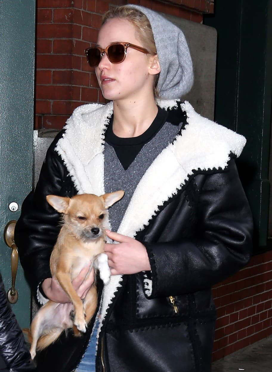 Krásna herečka Jennifer Lawrence