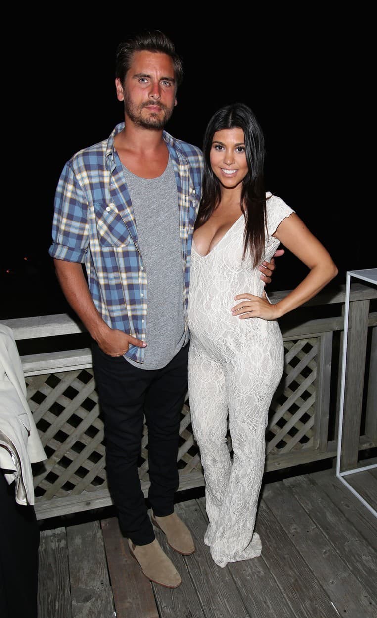 Kourtney Kardashian a Scott