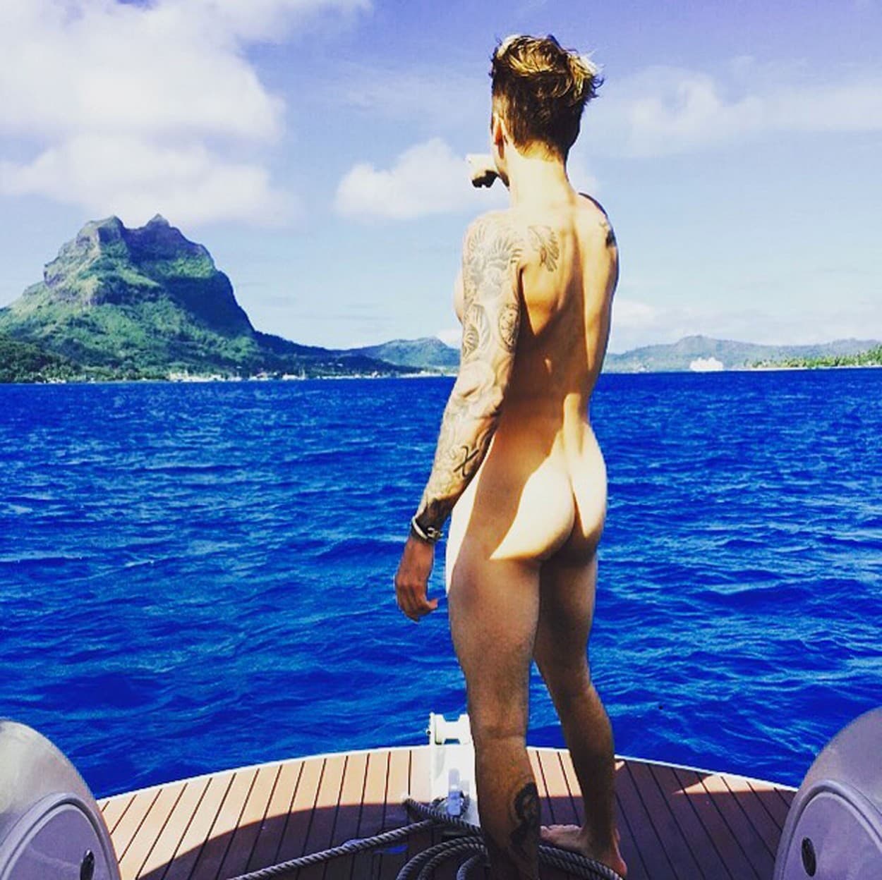 Justin pridal túto foto