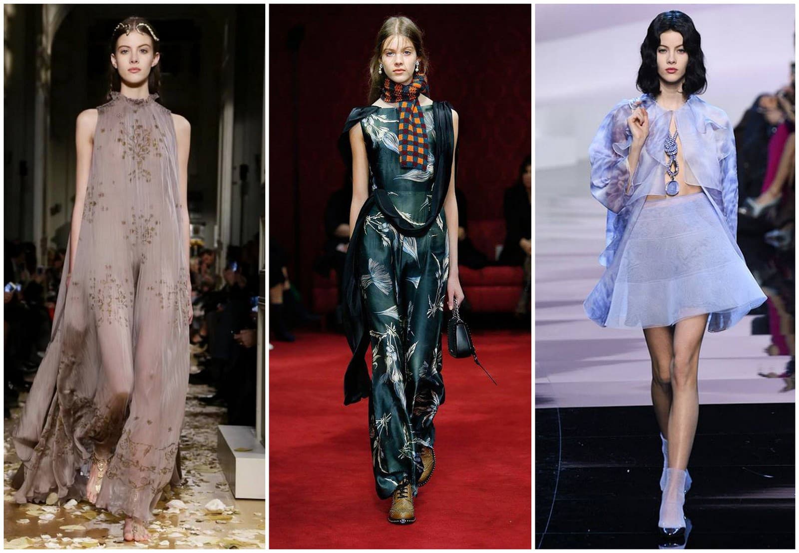 A nechýbala ani na šou Valentina, ktorú otvárala, pre-fall prehliadke Miu Miu a predvádzala aj pre Armani Privé