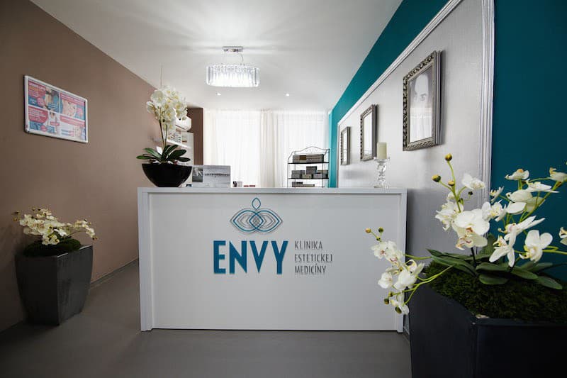 Recepcia Kliniky ENVY v