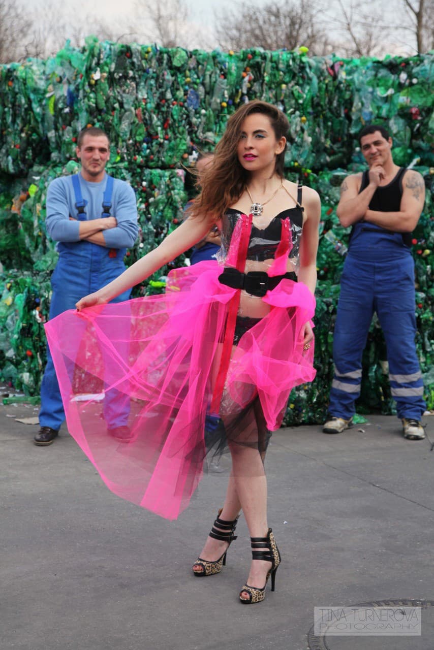 Módna prehliadka recyklovanej módy