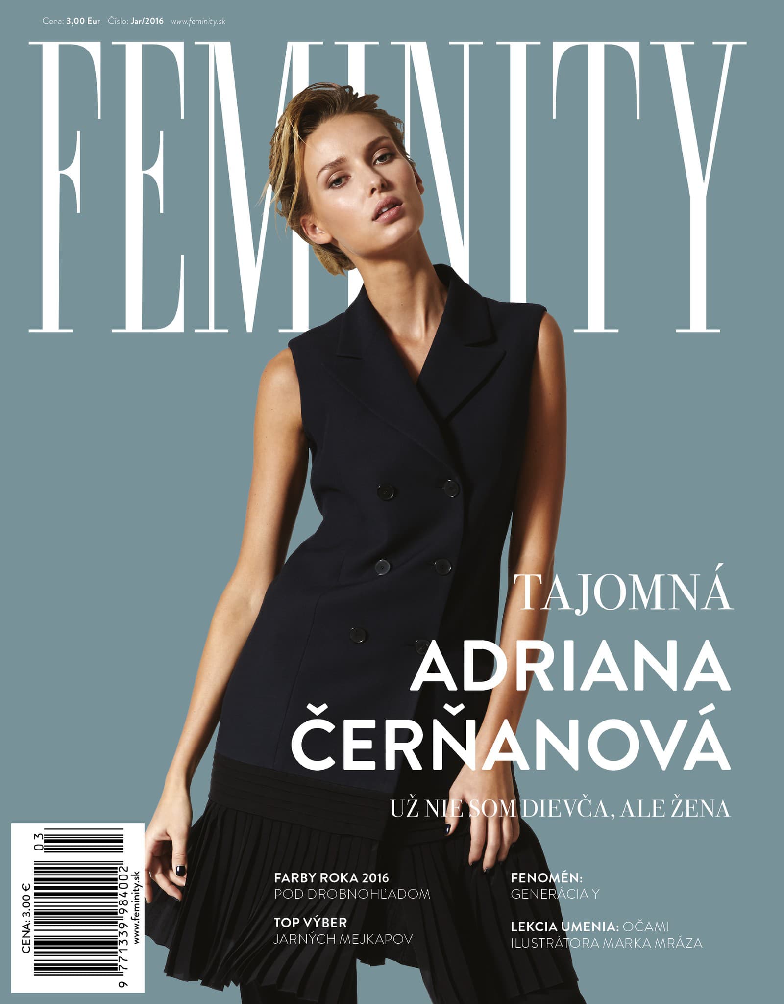Topmodelka Adriana Čerňanová na