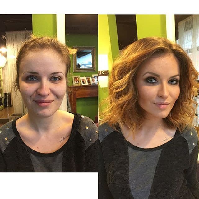Prominentný kaderníka a make-up