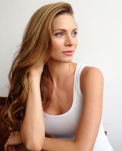 Modelka Andrea Verešová žiari