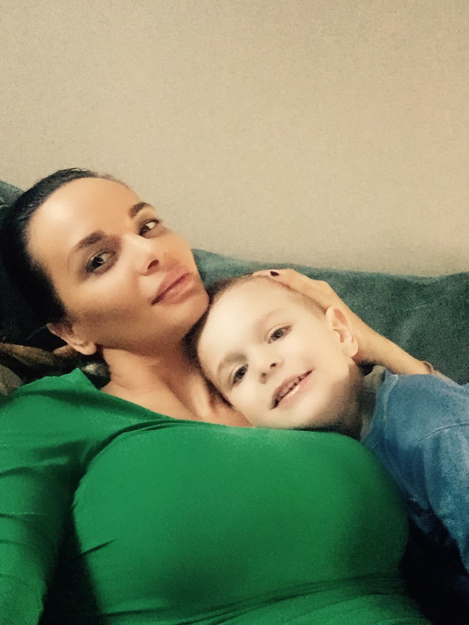 Andrea Heringhová so synom