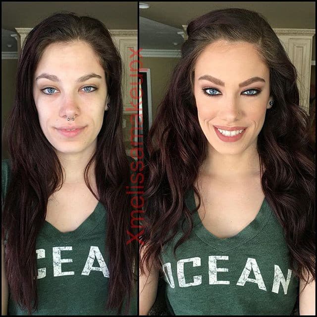 Množstvo make-up, ktoré ženy