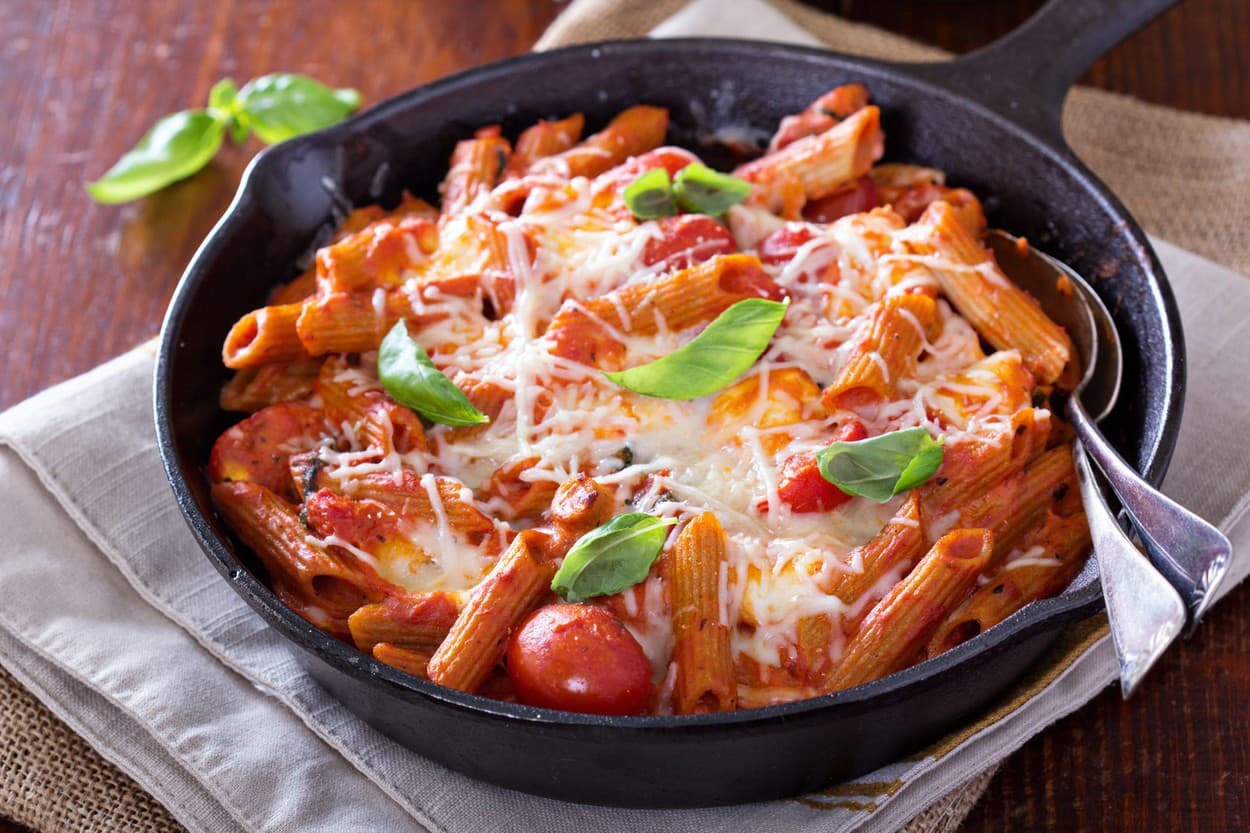 Penne s paradajkami a