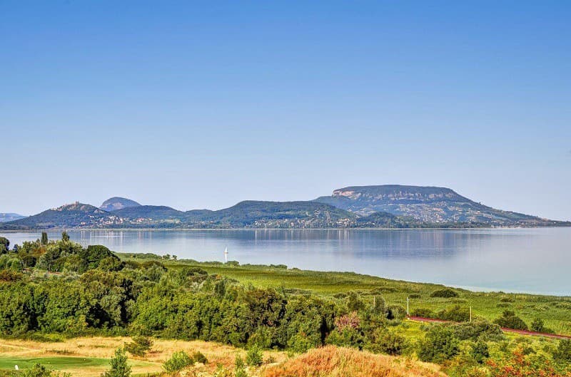 Panoráma jazera Balaton s
