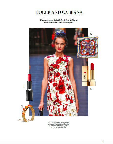 Líčenie podľa Dolce&Gabbana