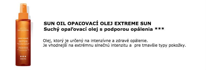 Olej na opaľovanie pre