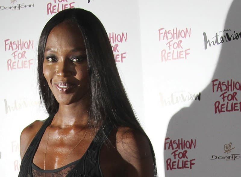 Čokoládová modelka Naomi Campbell