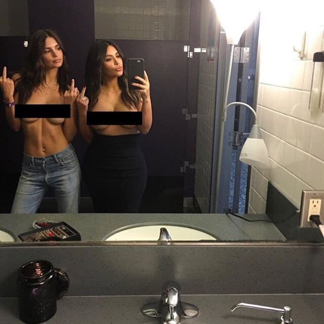 Polonahá fotka s Kim