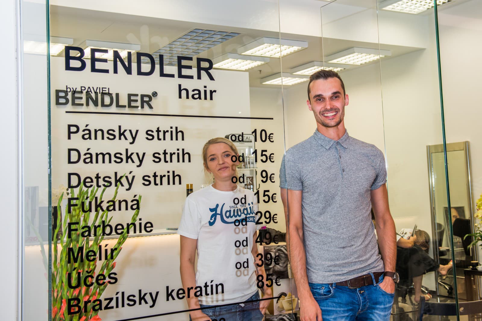 Hairstylistka Denisa zo salónu