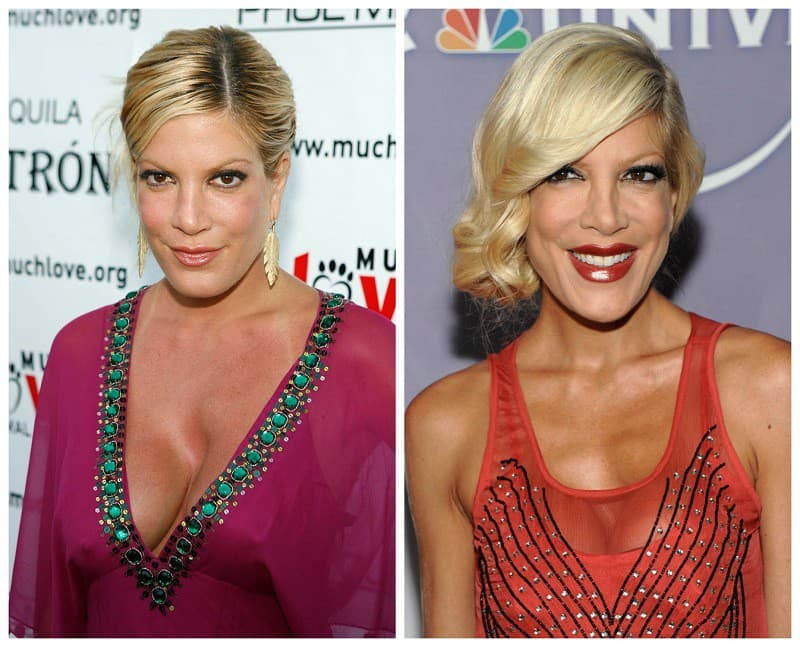Herečka Tori Spelling pred,