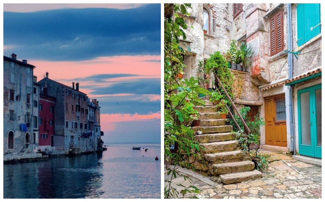 Architektúra mestečka Rovinj je