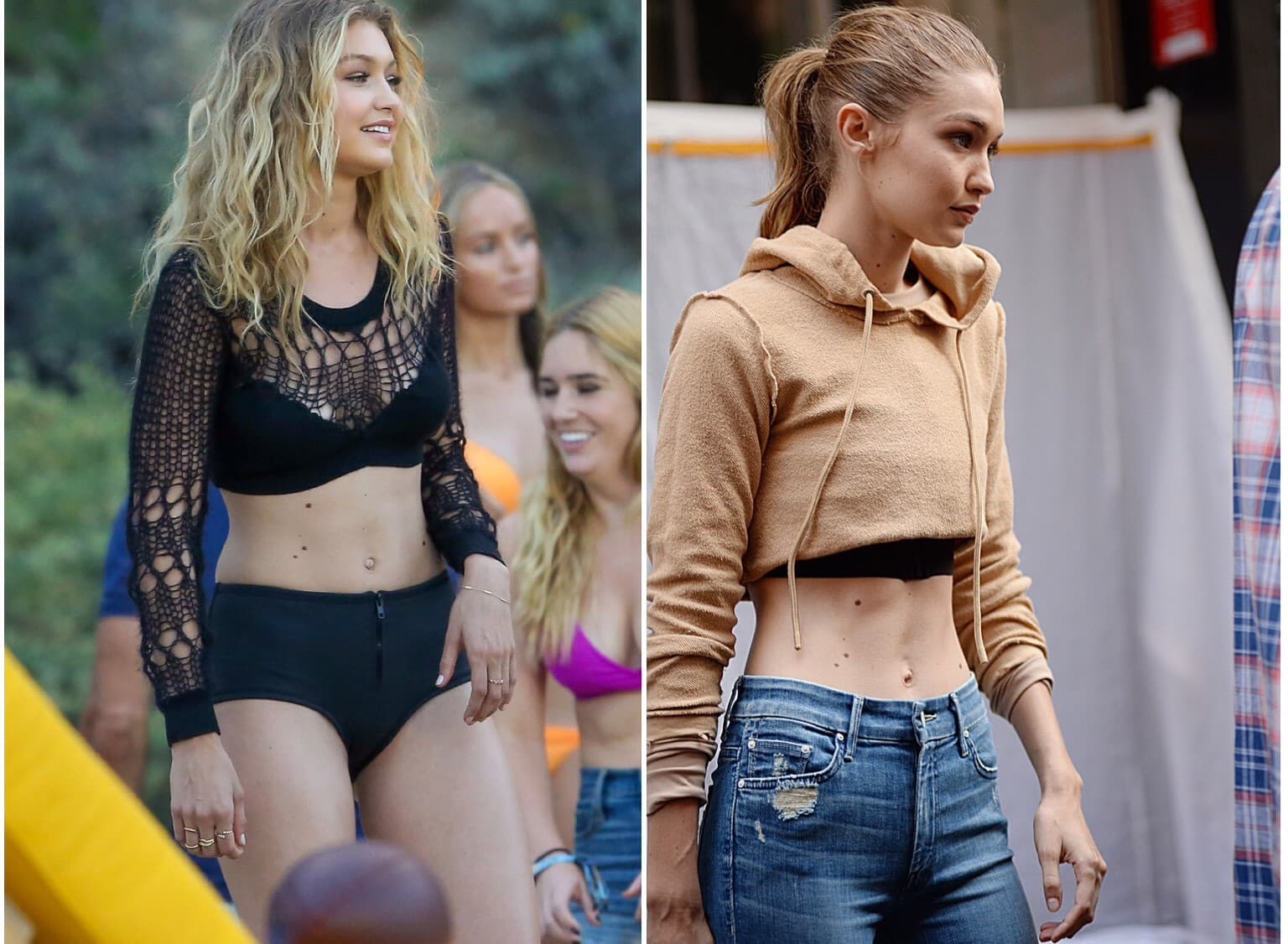 Krásna modelka je čoraz