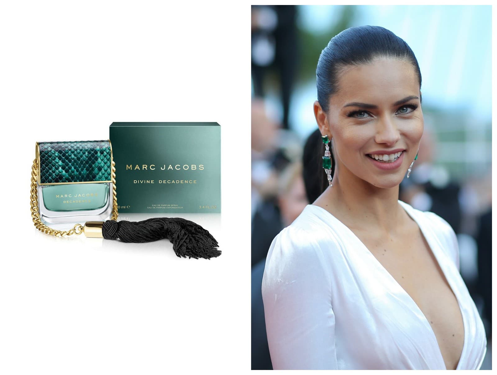 Modelka Adriana Lima a