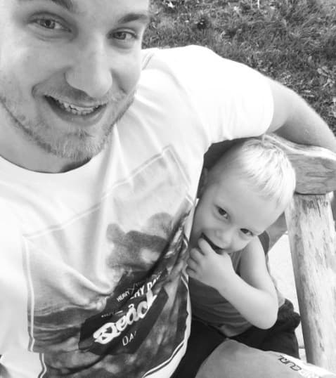 Lukáš Adamec so synom