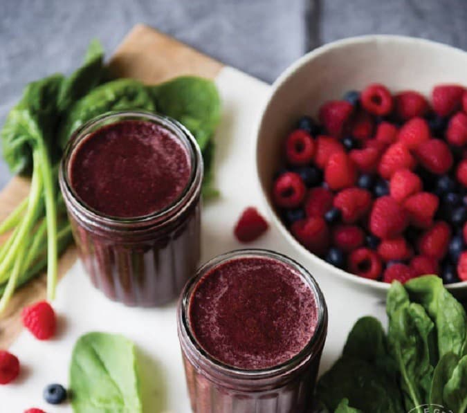 Černicové smoothie je plné